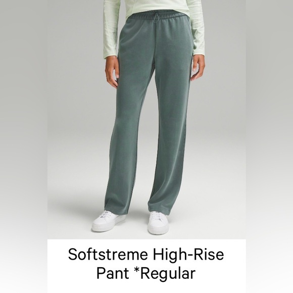 lululemon athletica Pants - lululemon athletica Softstreme High-Rise Pant in Green